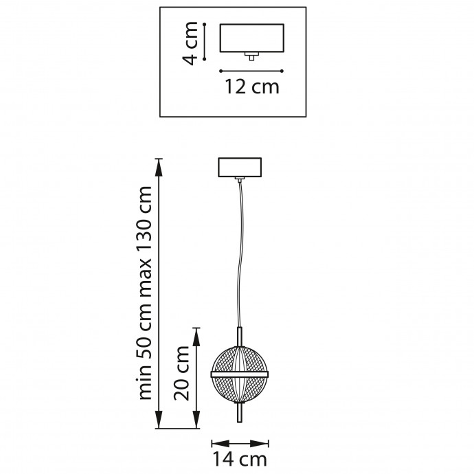 Люстра подвесная Acrile Lightstar 738023