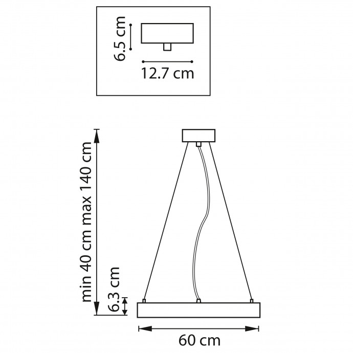 Люстра подвесная Saturno Lightstar 748027