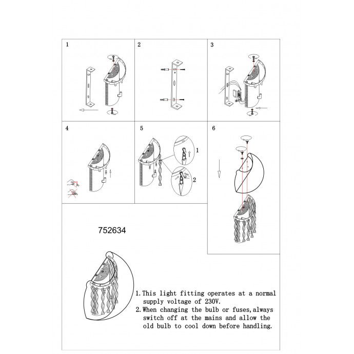 Бра Acquario Lightstar 752634