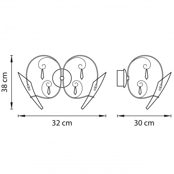 Бра Scarabeo Lightstar 755624
