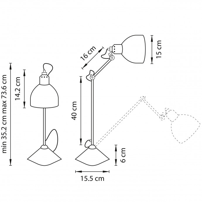 Настольная лампа Loft Lightstar 765916