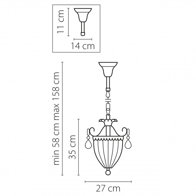Люстра подвесная Schon Lightstar 790031