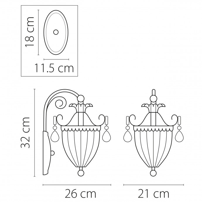 Бра Schon Lightstar 790612