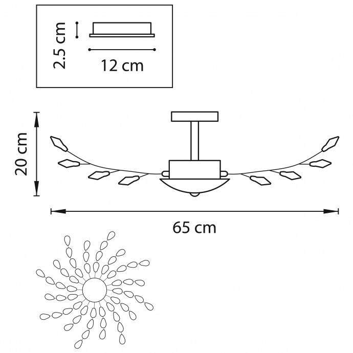 Люстра потолочная Isabelle Lightstar 791182