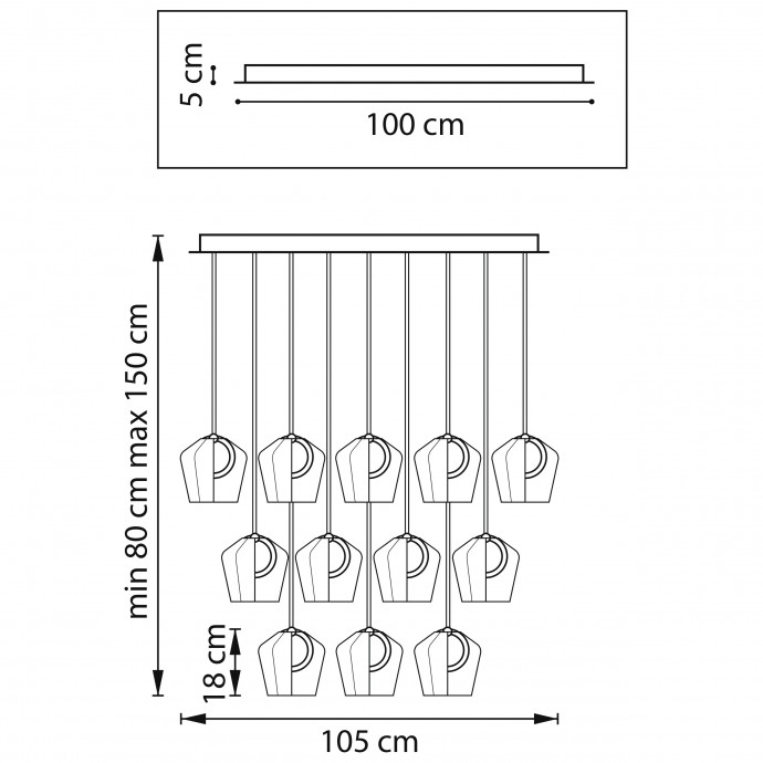 Люстра подвесная Caramello Lightstar 796349