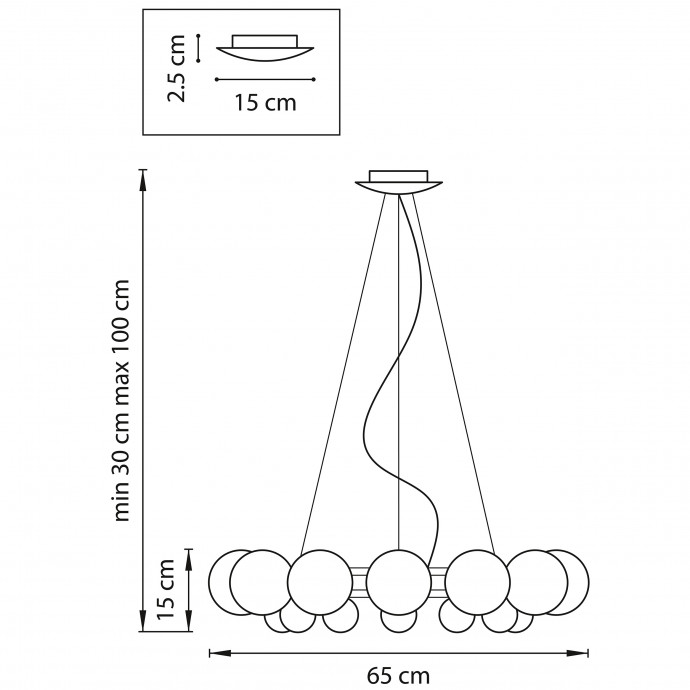 Люстра подвесная Sferetta Lightstar 801124