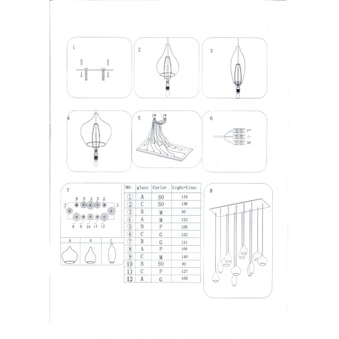 Подвес Pentola Lightstar 803125