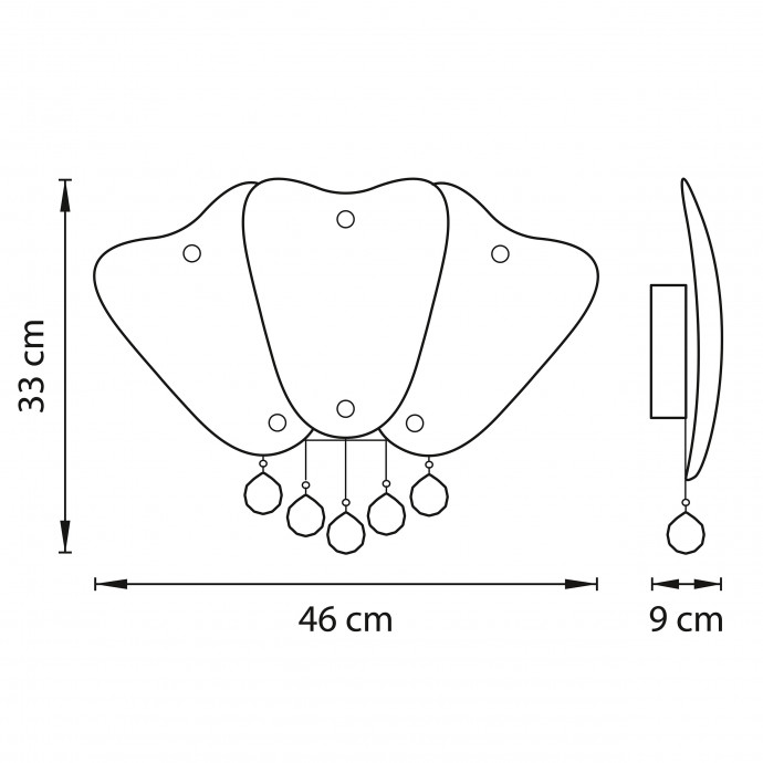 Бра Lobo Lightstar 804640