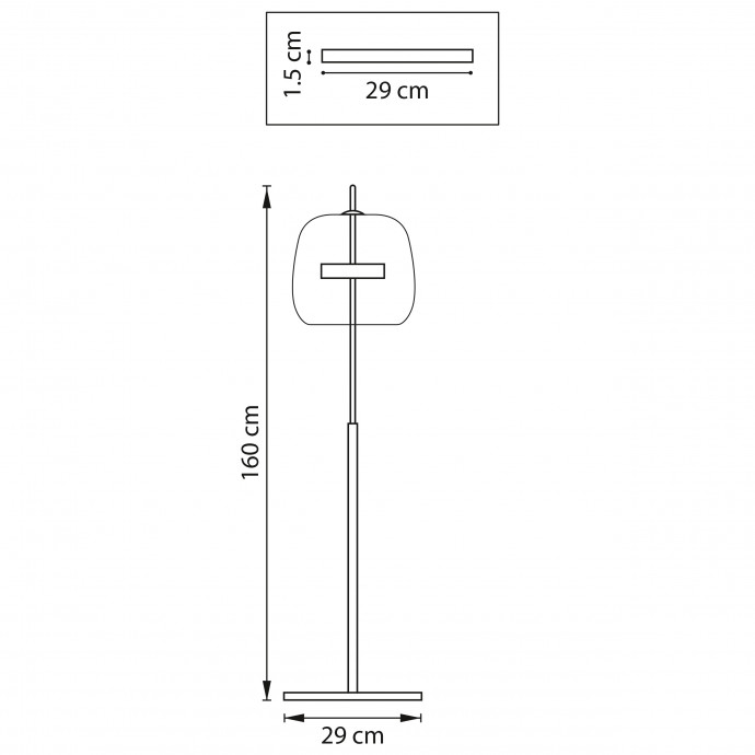 Торшер Cupola Lightstar 804718