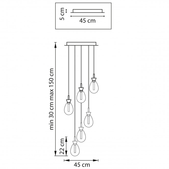 Люстра подвесная Colore Lightstar 805169