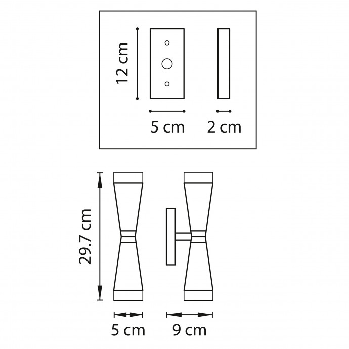 Бра Punto Lightstar 807623