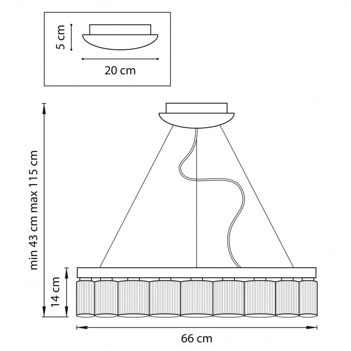 Люстра подвесная Nibbler Lightstar 812186