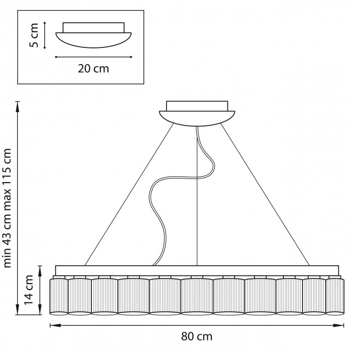 Люстра подвесная Nibbler Lightstar 812236