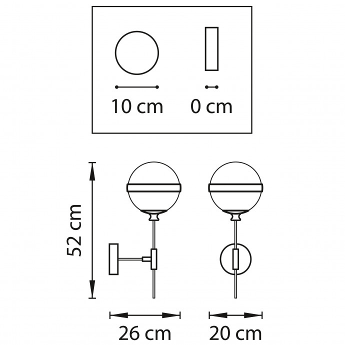 Бра Globo Lightstar 813617