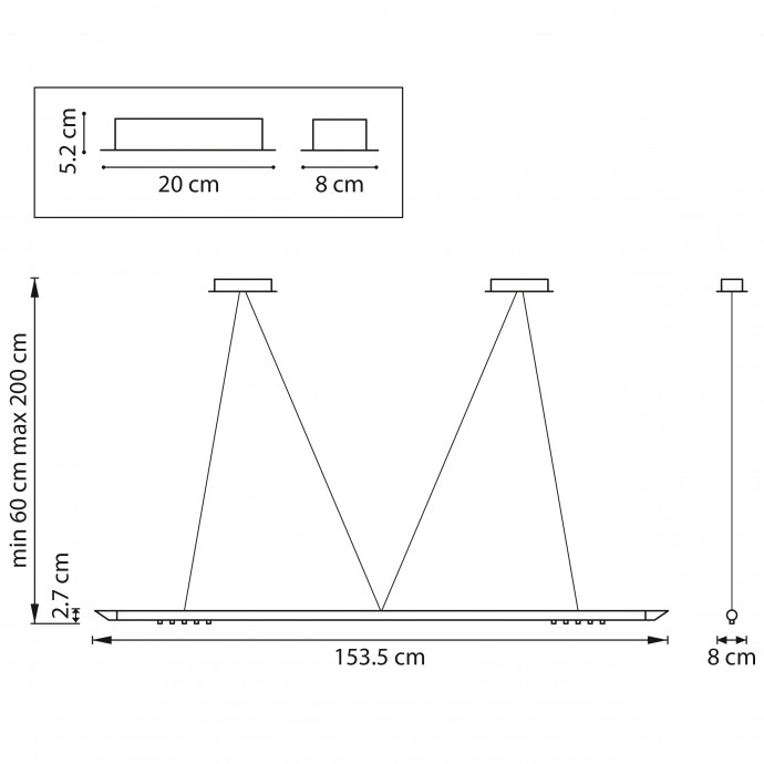 Люстра подвесная Virata Lightstar 814203