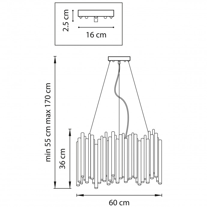 Люстра подвесная Savona Lightstar 816107