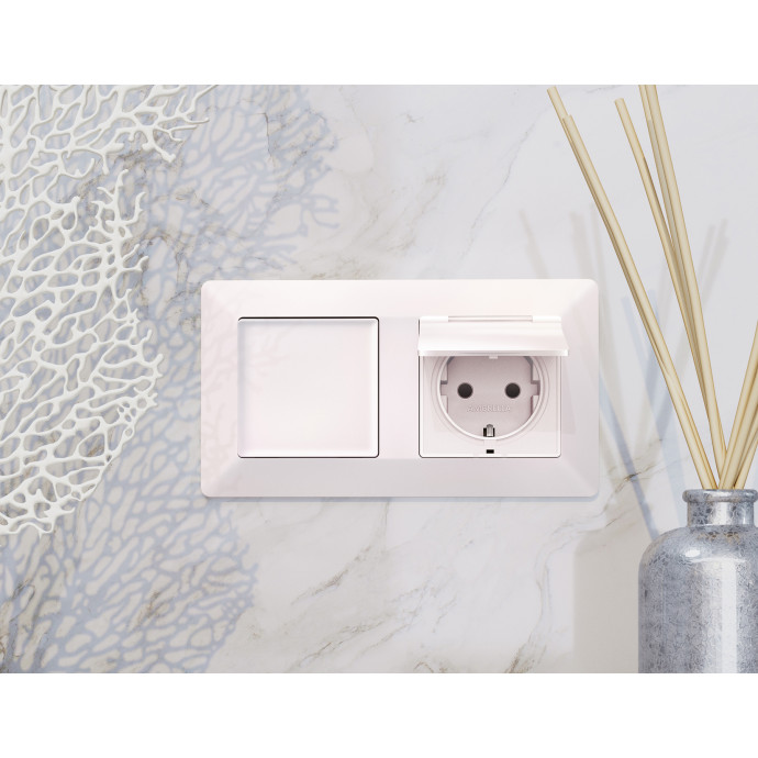 AF110203 Рамка ALFA Line (Жемчуг) 3-ая