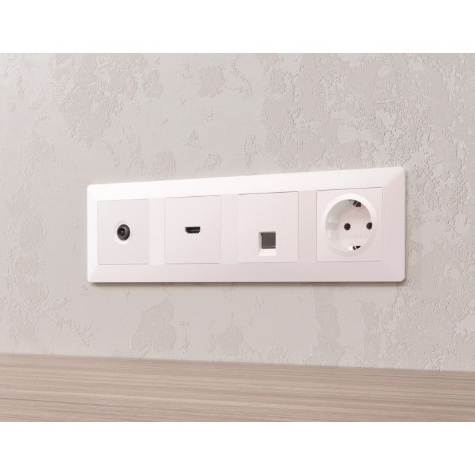 AF110204 Рамка ALFA Line (Жемчуг) 4-ая