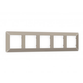 AF110365 Рамка ALFA Line (Серо-бежевый матовый) 5-ая