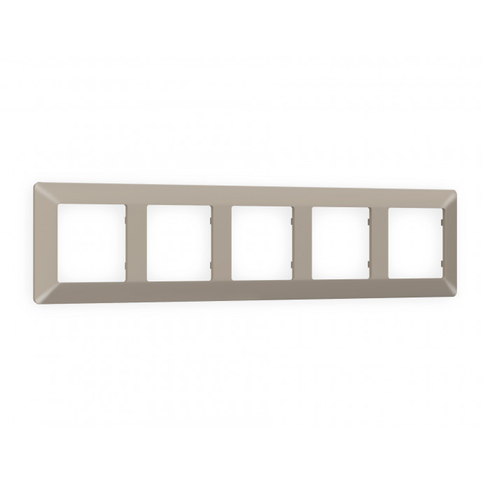 AF110365 Рамка ALFA Line (Серо-бежевый матовый) 5-ая