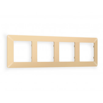 AF110604 Рамка ALFA Line (Шампань) 4-ая