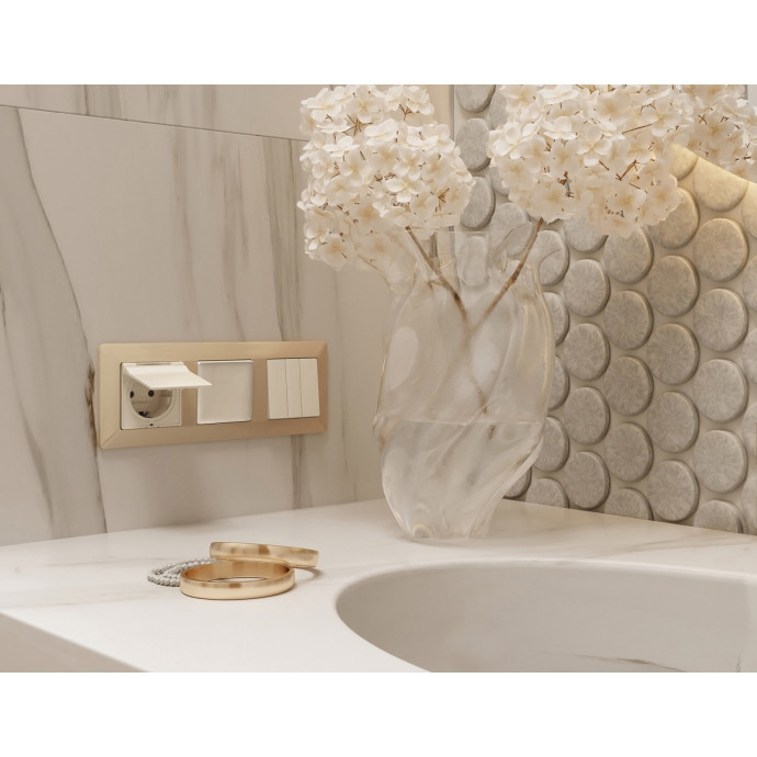 AF110604 Рамка ALFA Line (Шампань) 4-ая