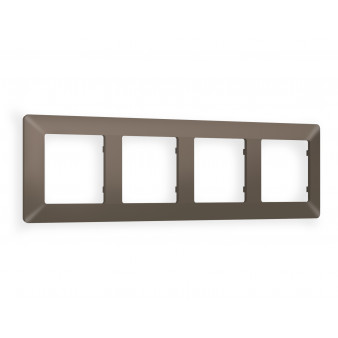AF110634 Рамка ALFA Line (Темная бронза матовый) 4-ая
