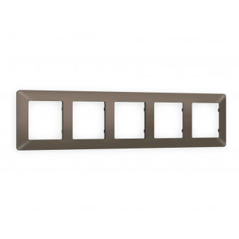 AF110635 Рамка ALFA Line (Темная бронза матовый) 5-ая