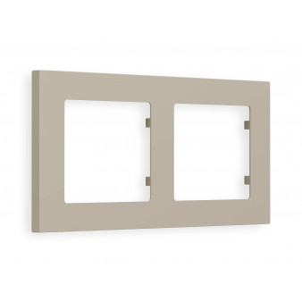 AF220362 Рамка ALFA Techno (Серо-бежевый матовый) 2-ая