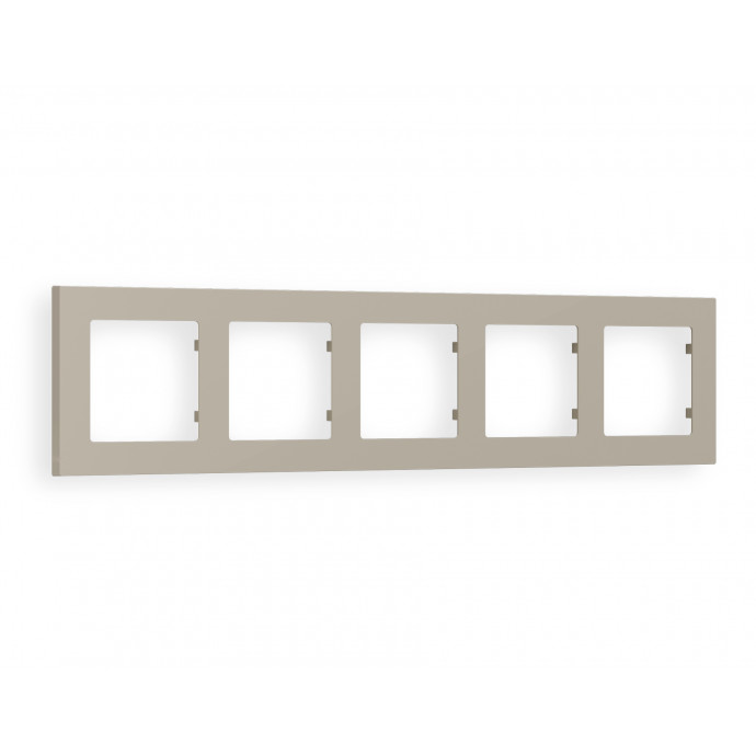 AF220365 Рамка ALFA Techno (Серо-бежевый матовый) 5-ая