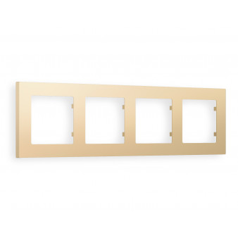 AF220604 Рамка ALFA Techno (Шампань) 4-ая