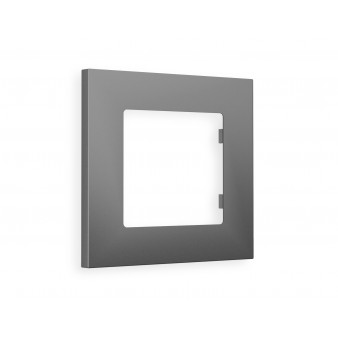 AF250501 Рамка ALFA Qubi (Сталь матовый) 1-ая