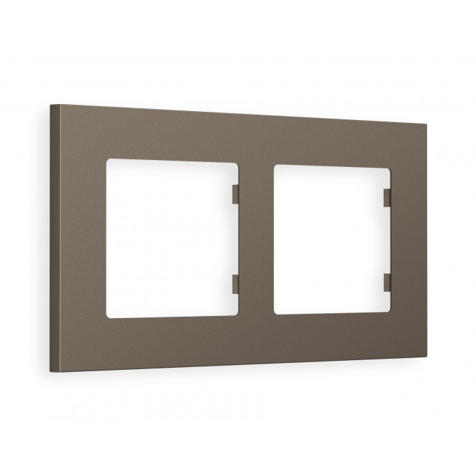 AF250632 Рамка ALFA Qubi (Темная бронза матовый) 2-ая