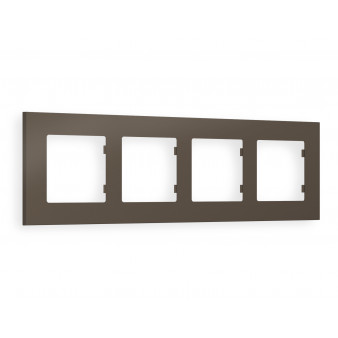 AF250634 Рамка ALFA Qubi (Темная бронза матовый) 4-ая