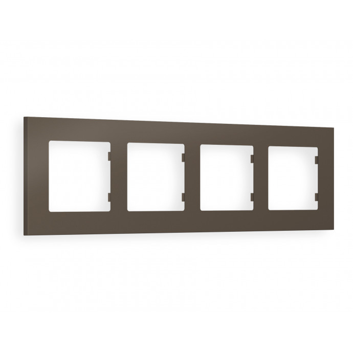 AF250634 Рамка ALFA Qubi (Темная бронза матовый) 4-ая