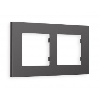 AF250652 Рамка ALFA Qubi (Антрацит серый) 2-ая