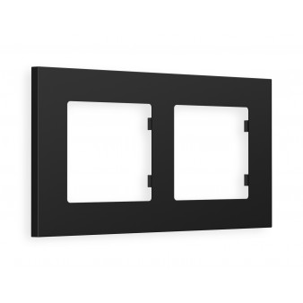 AF250702 Рамка ALFA Qubi (Черный матовый) 2-ая