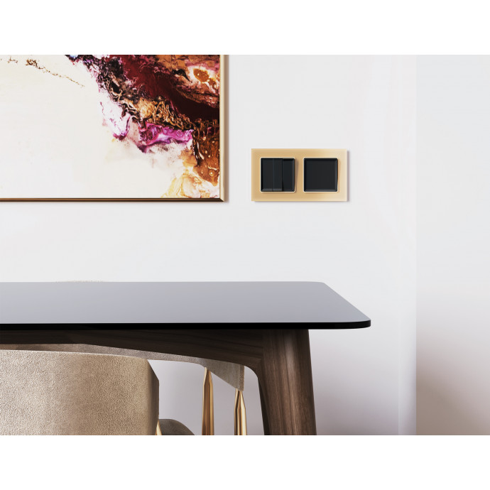 AF330602 Рамка ALFA Platos (Шампань Стекло органическое) 2-ая