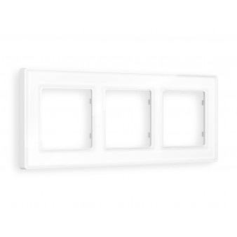 AF580103 Рамка ALFA Arctic (Белый Стекло органическое) 3-ая