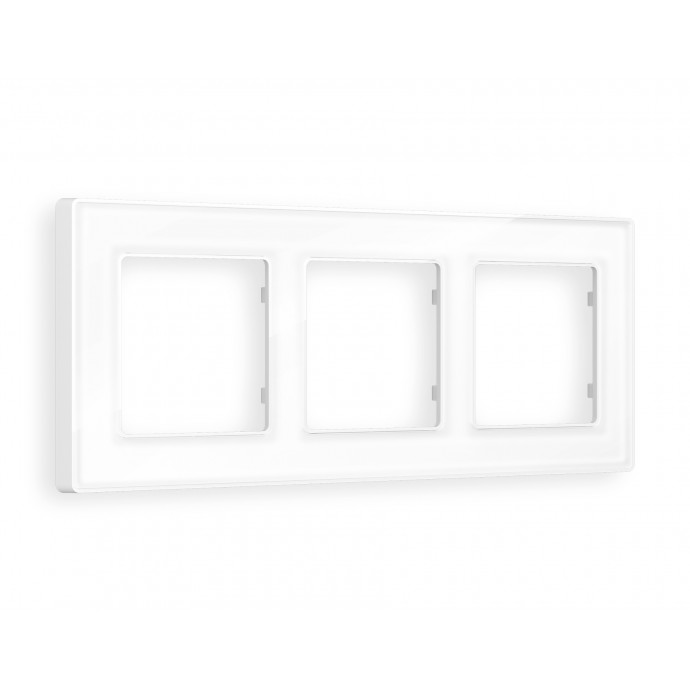 AF580103 Рамка ALFA Arctic (Белый Стекло органическое) 3-ая