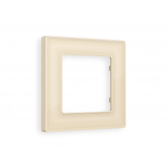 AF580301 Рамка ALFA Arctic (Бежевый Стекло органическое) 1-ая