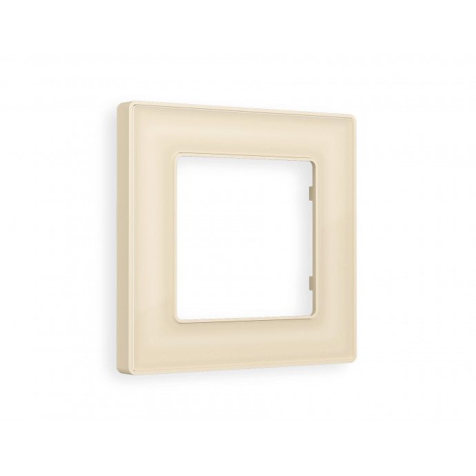 AF580301 Рамка ALFA Arctic (Бежевый Стекло органическое) 1-ая