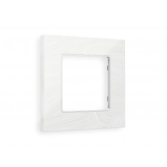 AF930101 Рамка ALFA Grand (Белый мрамор) 1-ая