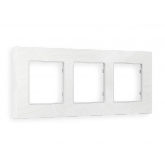 AF930103 Рамка ALFA Grand (Белый мрамор) 3-ая