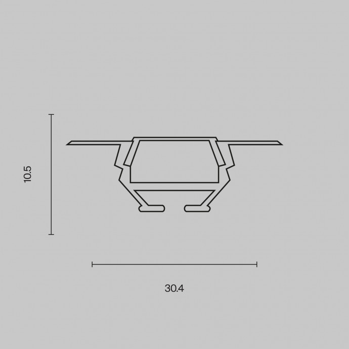 Комплектующие к светодиодной ленте Led Strip ALM010S-2M