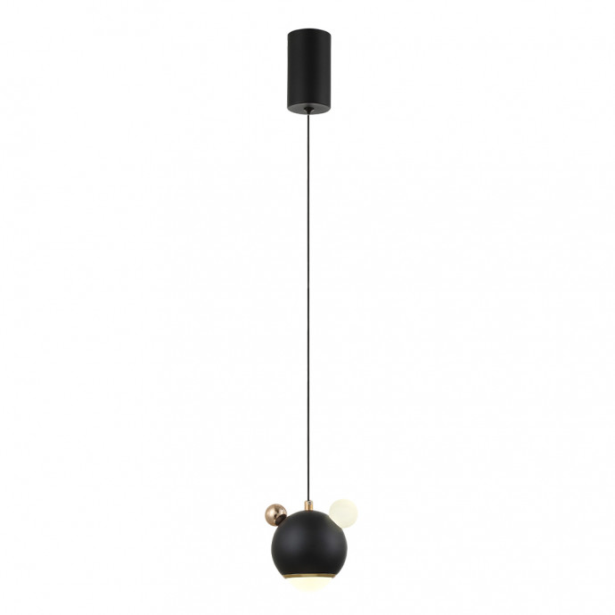 Светильник подвесной Crystal Lux AMIGO SP LED BLACK