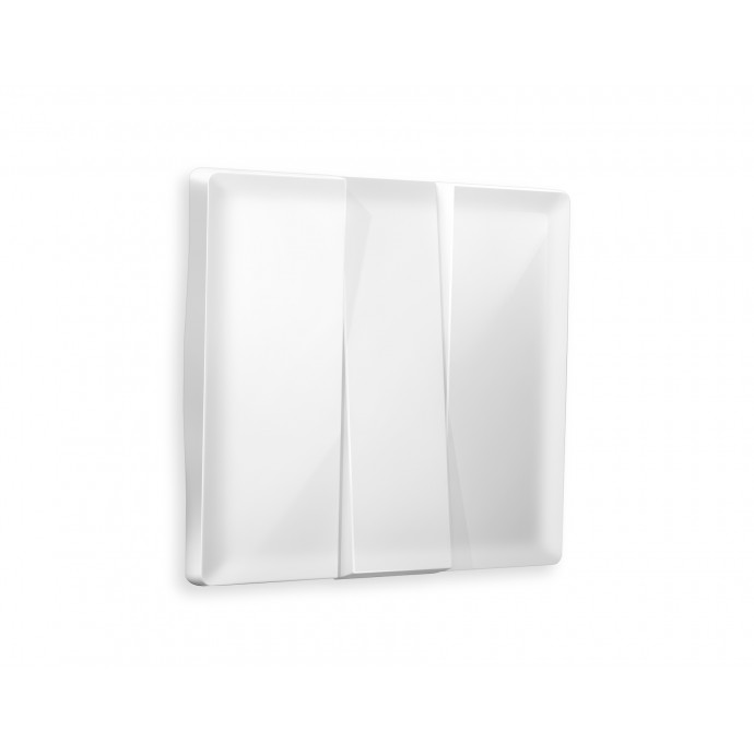 AP1050 Лицевая панель ALFA (Белый глянец) для 3-кл выключателей QUANT