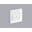 AP1220 Лицевая панель ALFA (Белый матовый) для 1-кл  выключателей с подсветкой QUANT