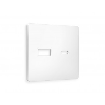 AP1310 Лицевая панель ALFA (Белый матовый) для розетки 2USB A+C QUANT