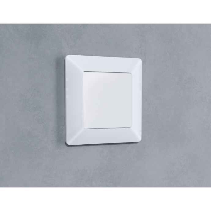 AP1360 Лицевая панель ALFA (Белый матовый) заглушка для суппорта QUANT